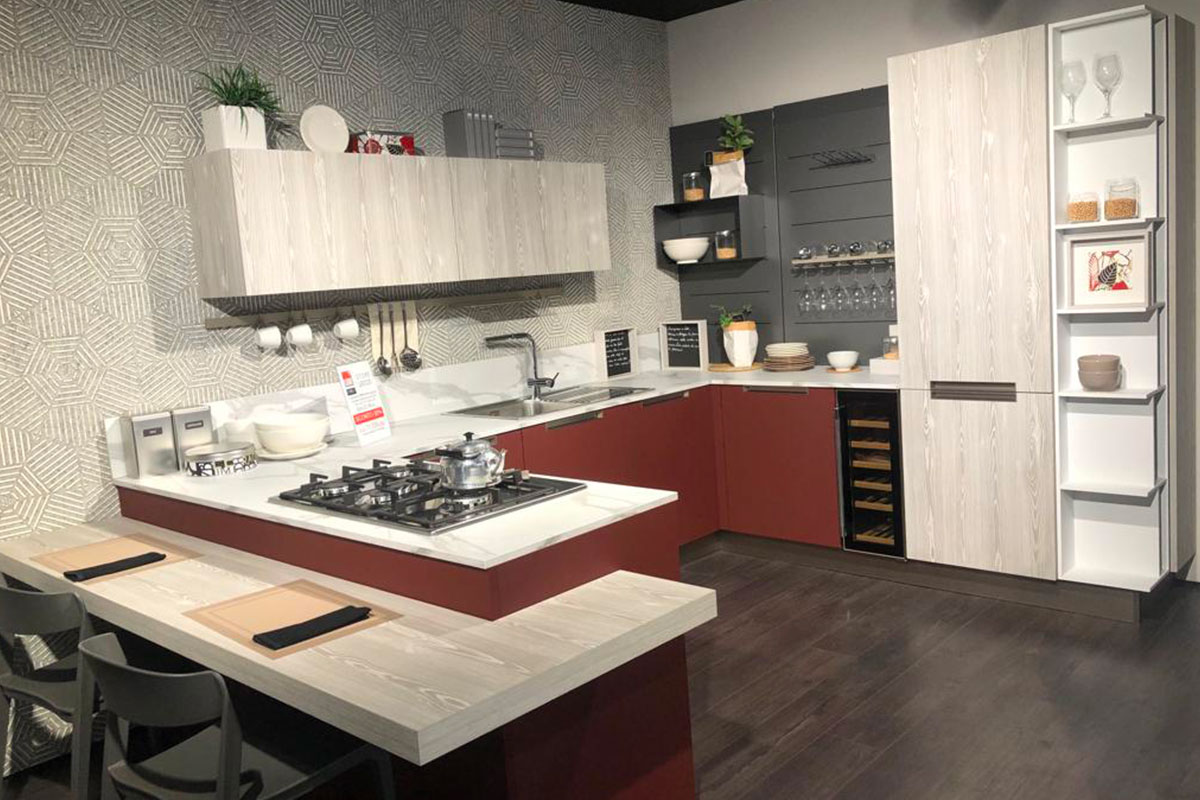 Cucina Lube Immagina Bridge prezzo outlet | Cucine Lube Outlet | Creo Kitchens | Pronta Consegna