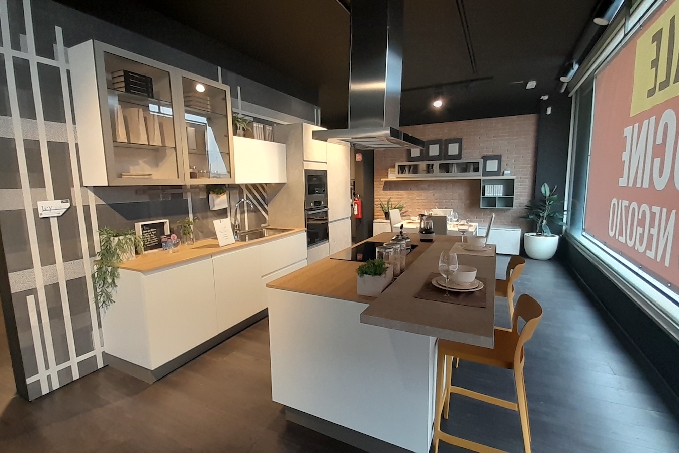 Cucina Lube Jey Trani prezzo outlet | Cucine Lube Outlet | Creo Kitchens | Pronta Consegna