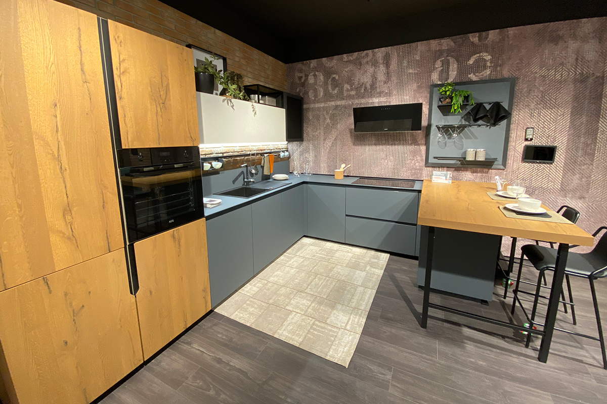 Cucina Lube Oltre Fenix Bromo prezzo outlet | Cucine Lube Outlet | Creo Kitchens | Pronta Consegna