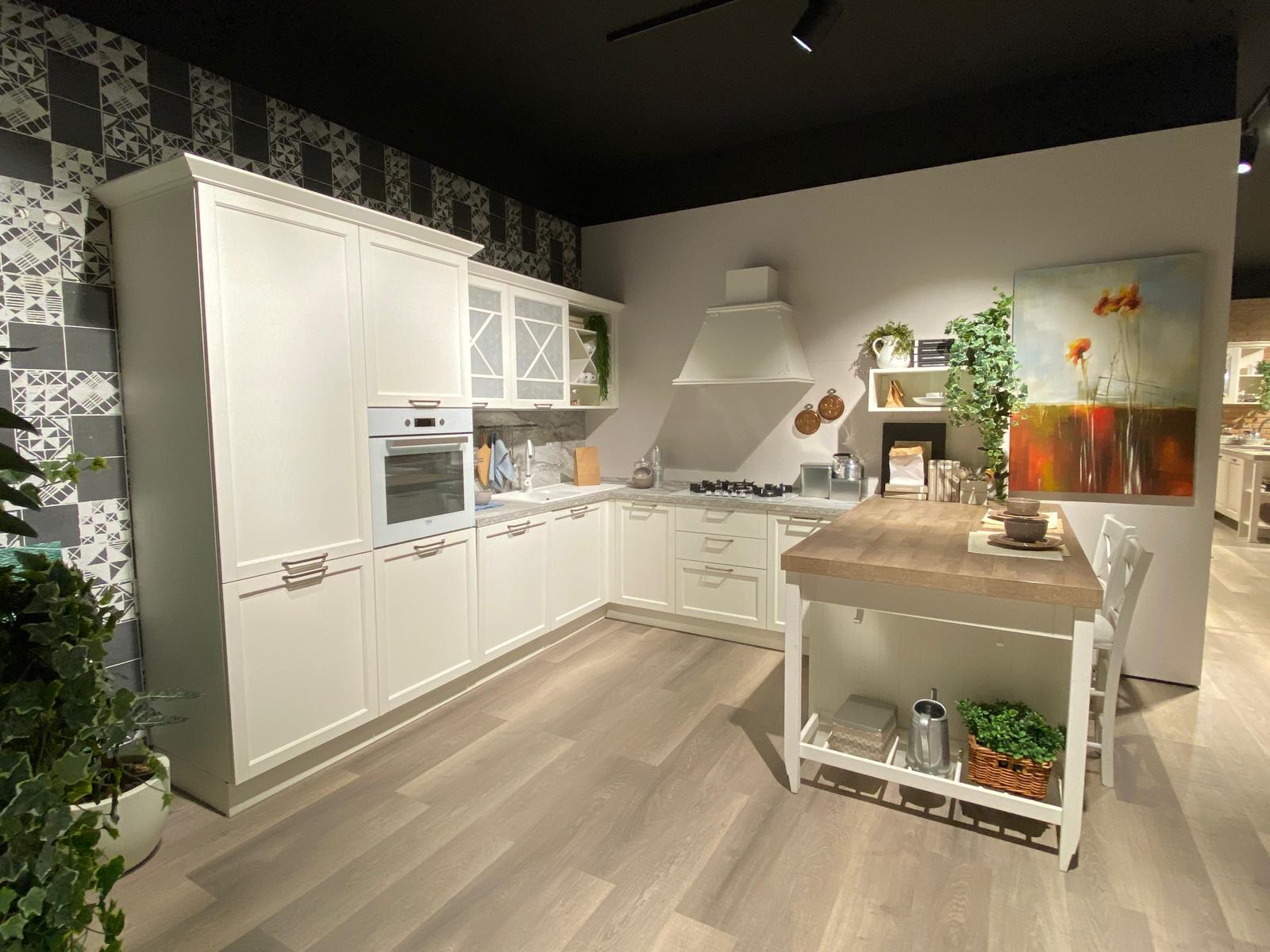 Cucina Contempo Penisola prezzo outlet | Cucine Lube Outlet | Creo Kitchens | Pronta Consegna